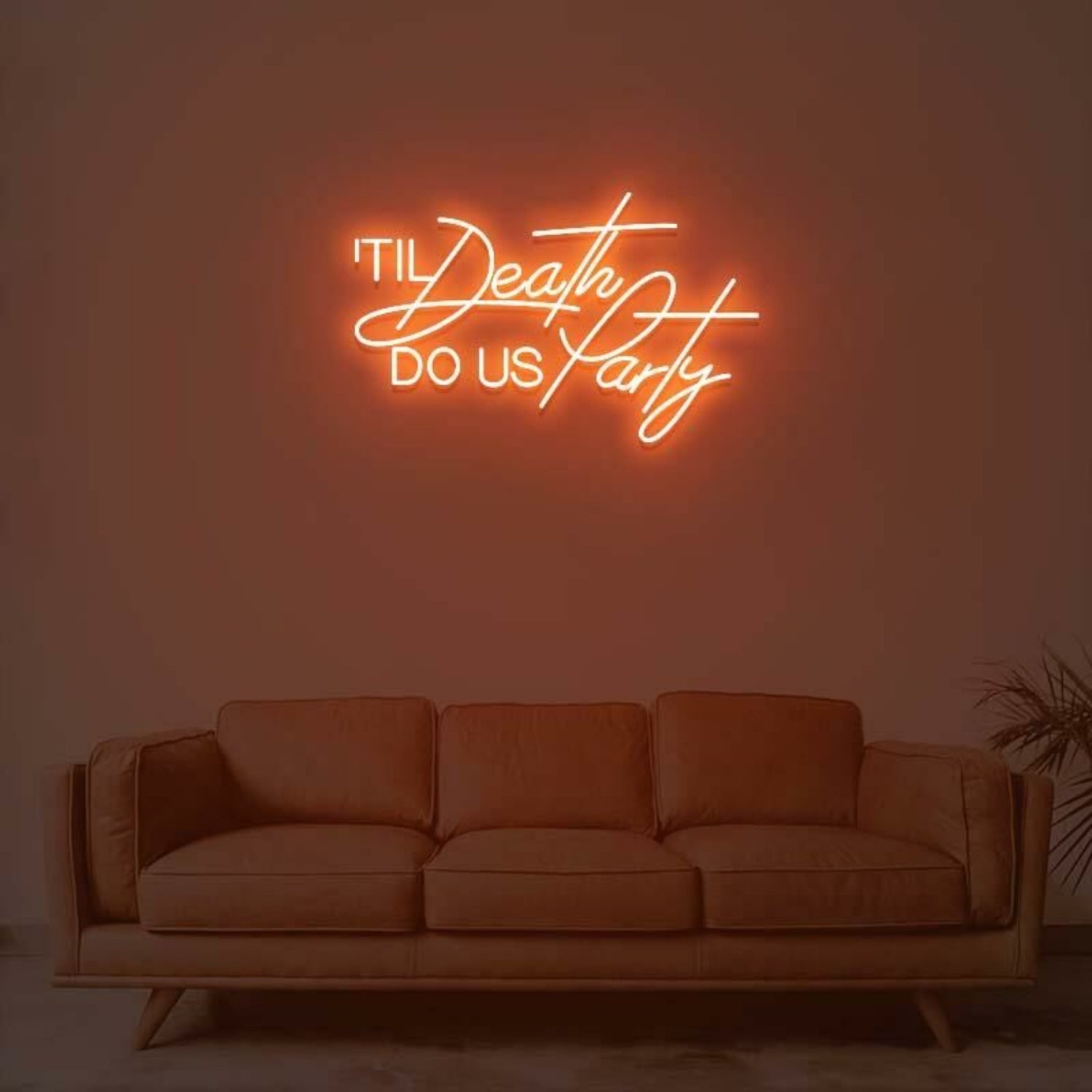 Til Death Do Us Party Led Neon Sign | Shineneon