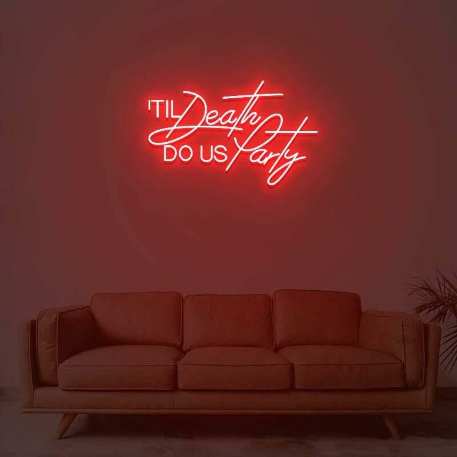 Til Death Do Us Party Led Neon Sign | Shineneon