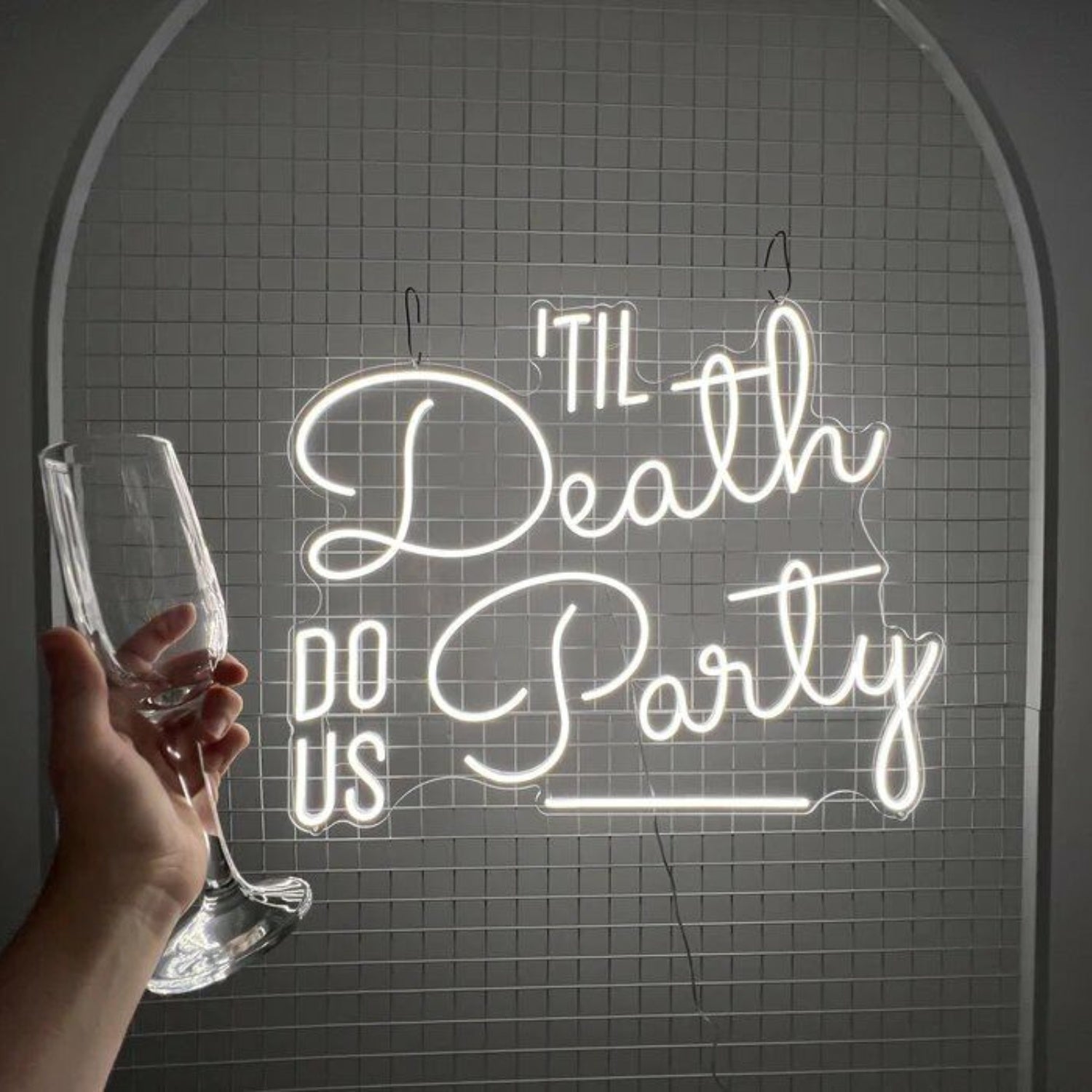 Til Death Do Us Party Neon Sign | Shineneon