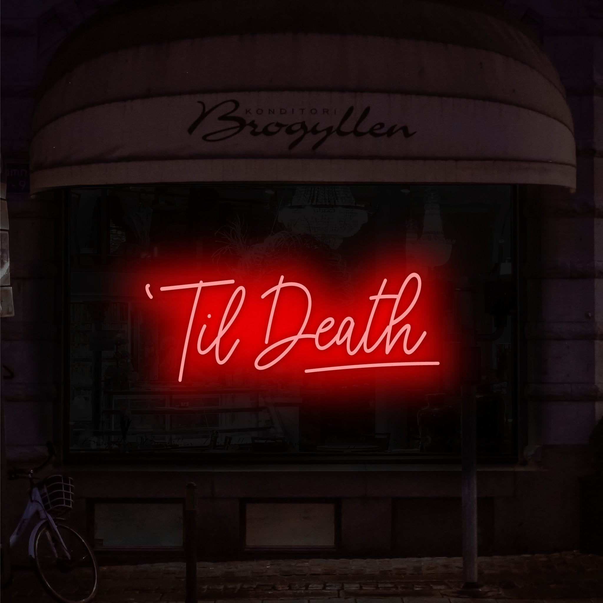 Til Death Led Neon Sign | Shineneon