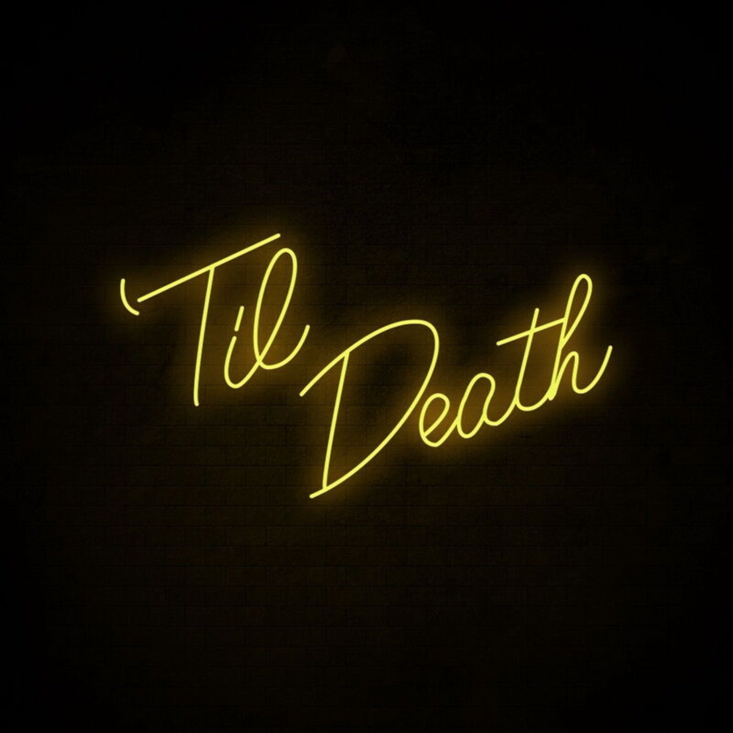 Til Death Neon Sign For Wedding Venues And Romantic Settings | Shineneon