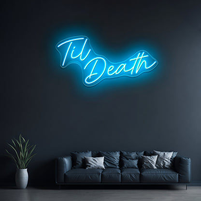 Til Death Wedding Neon Signs