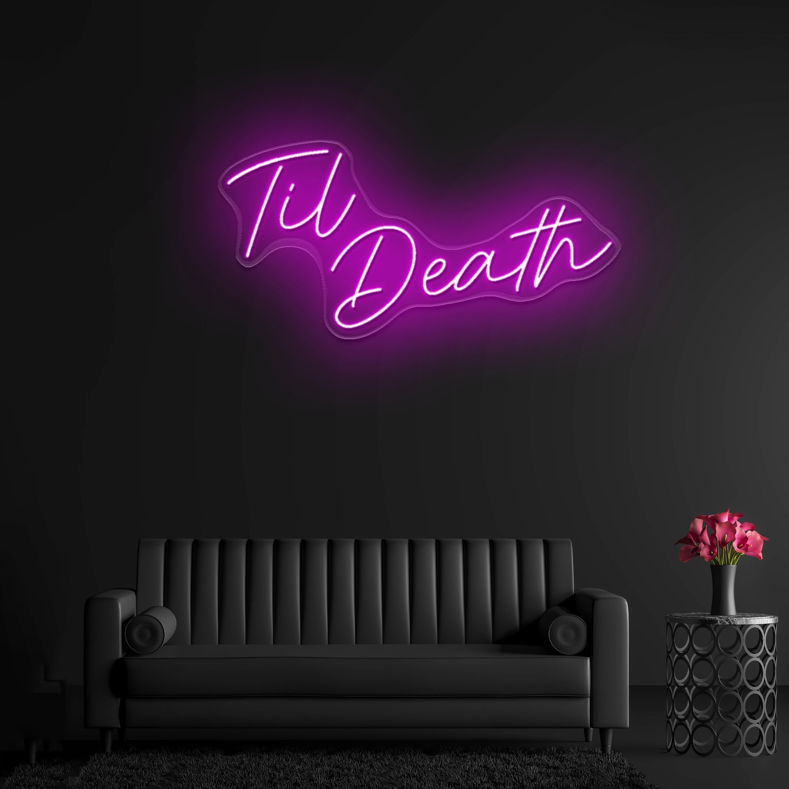 Til Death Wedding Neon Signs