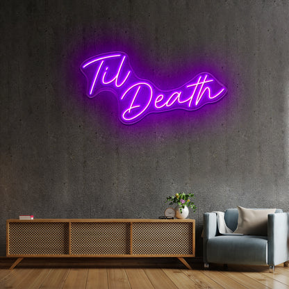 Til Death Wedding Neon Signs