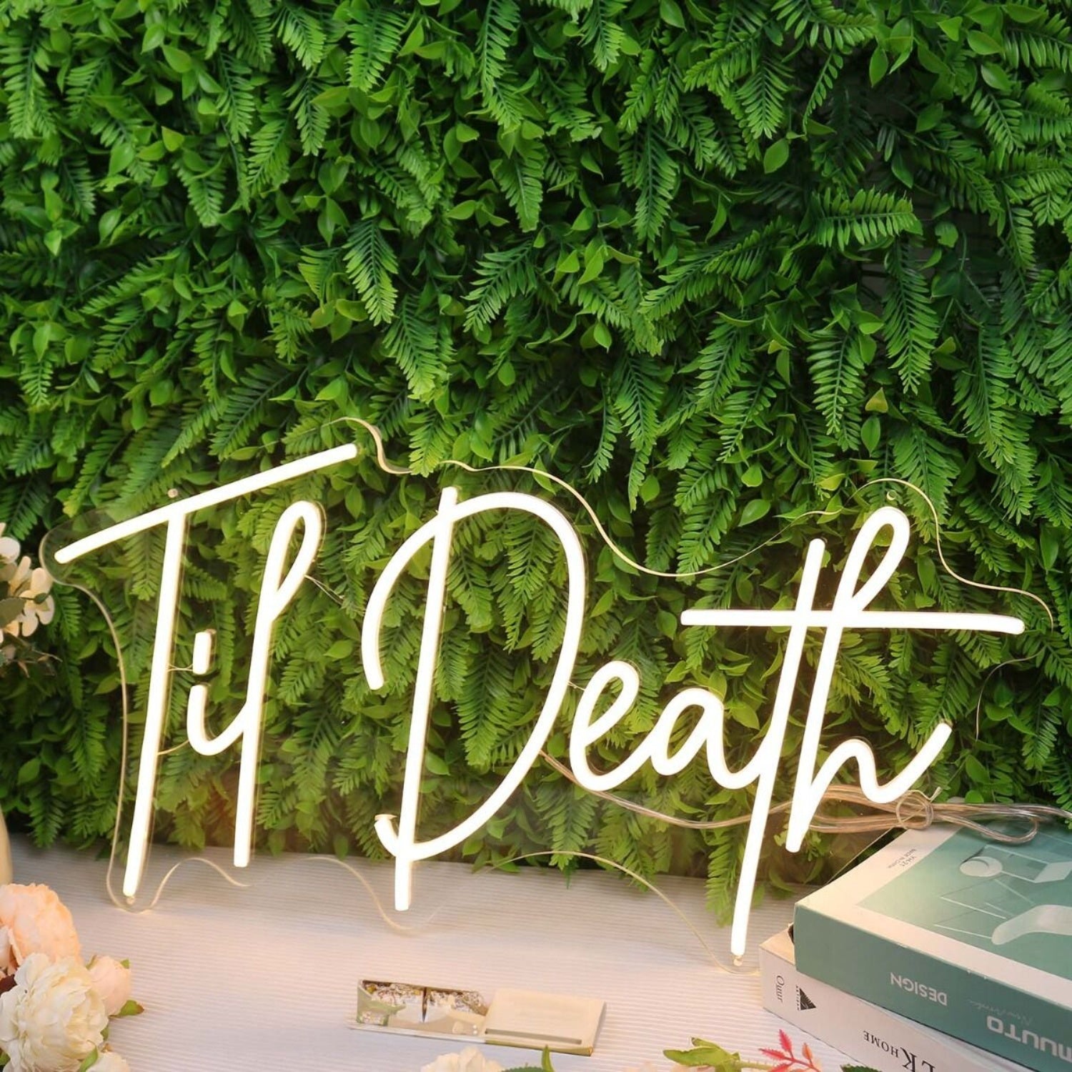 Til Death Yellow Custom Led Neon Sign - Shineneon