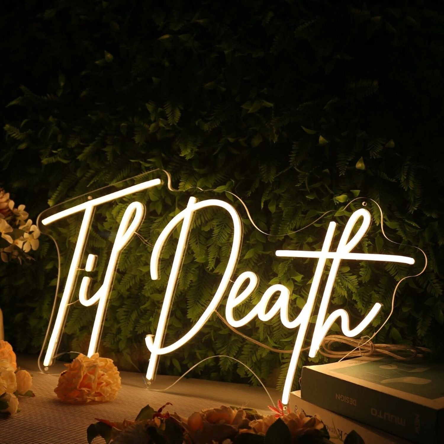 Til Death Yellow Custom Led Neon Sign - Shineneon