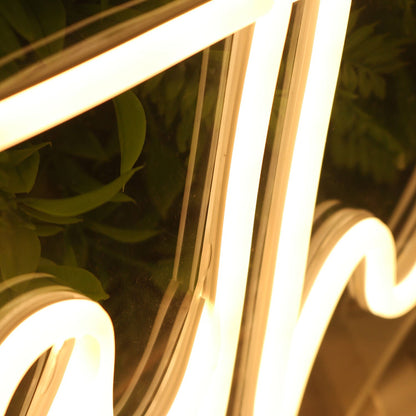 Til Death Yellow Custom Led Neon Sign - Shineneon