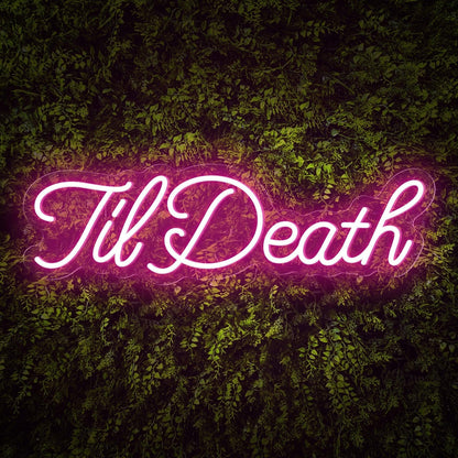 Tildeath Curly Red Led Neon Sign Bar Wedding Plant Decor | Shineneon