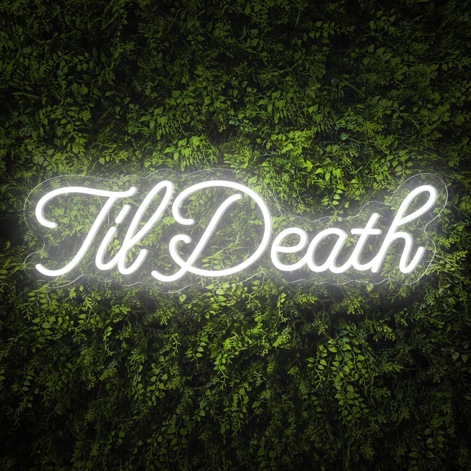 Tildeath Curly Red Led Neon Sign Bar Wedding Plant Decor | Shineneon