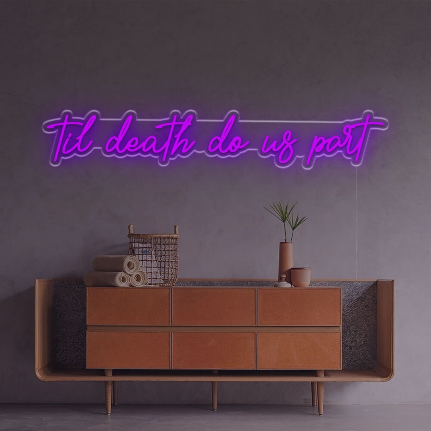 Till Death Do Us Part Led Neon Sign | Shineneon