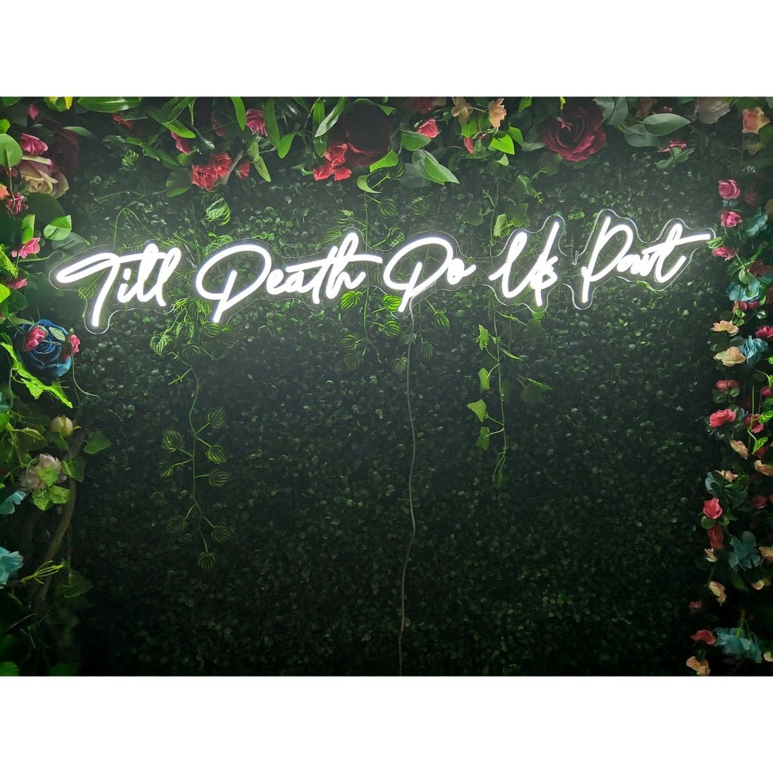 Till Death Do Us Part Led Sign Business Neon Sign - Shineneon