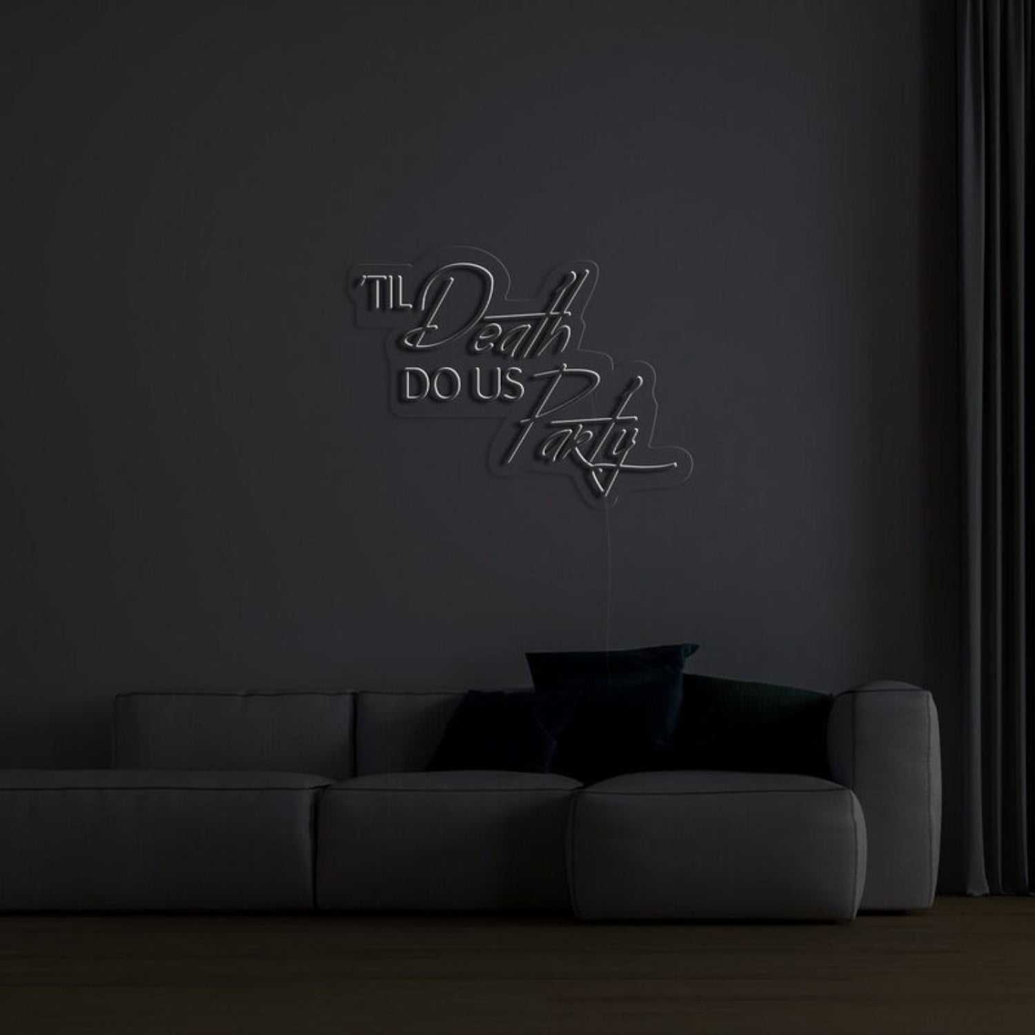 Till Death Do Us Party Neon Sign For Fun And Celebratory Spaces | Shineneon