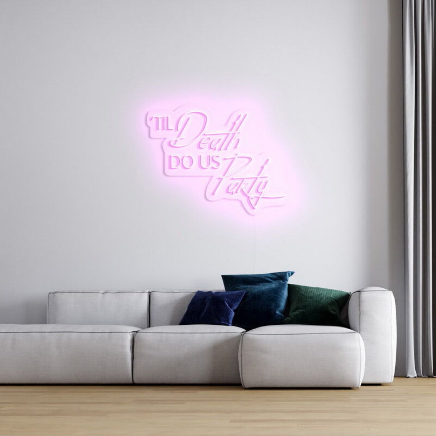 Till Death Do Us Party Neon Sign For Fun And Celebratory Spaces | Shineneon