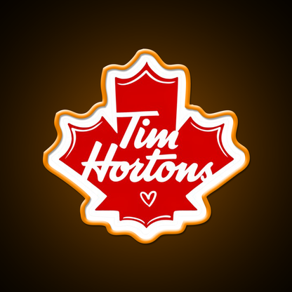 Tim Hortons Cafe Led Neon Sign Espresso Bar Art Rgb Color
