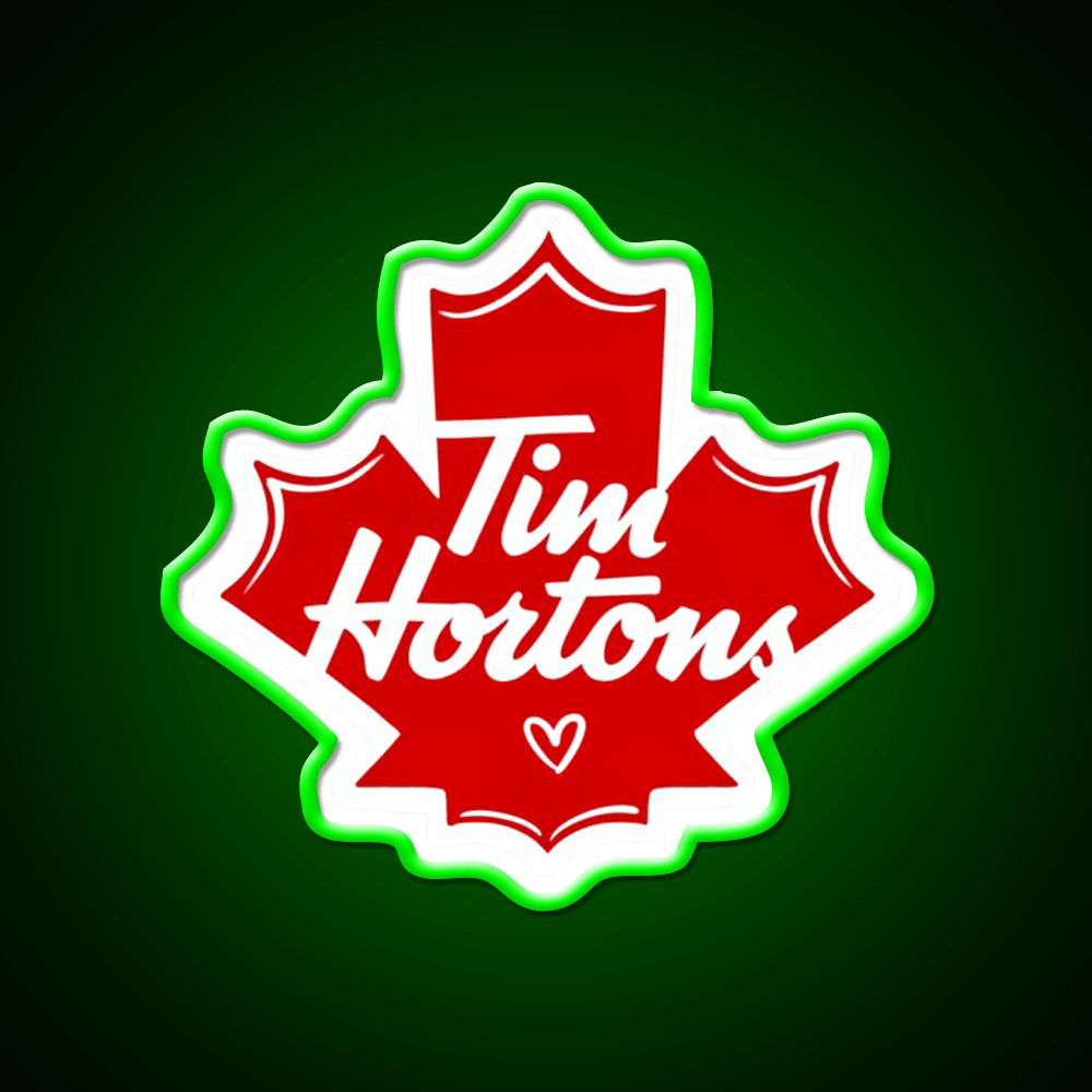 Tim Hortons Cafe Led Neon Sign Espresso Bar Art Rgb Color - Shineneon