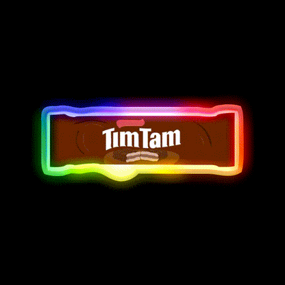 Tim Tam Snack Food Led Neon Sign Rgb Color
