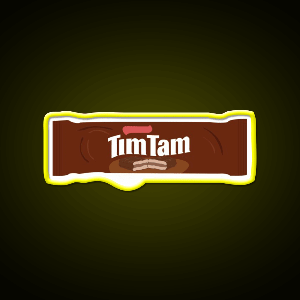 Tim Tam Snack Food Led Neon Sign Rgb Color - Shineneon