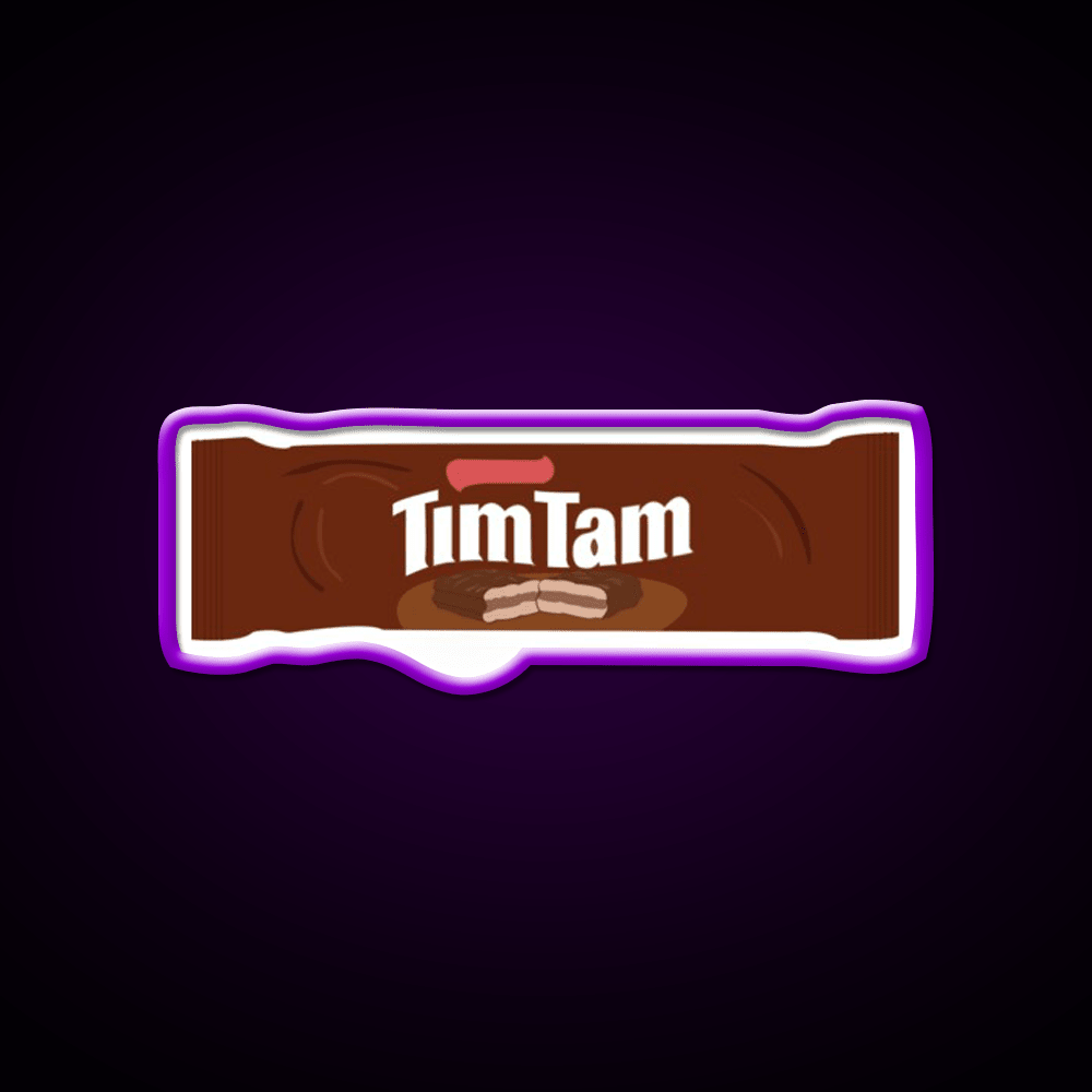 Tim Tam Snack Food Led Neon Sign Rgb Color - Shineneon