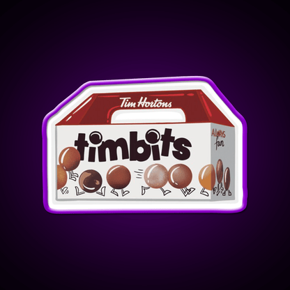 Timbits Tim Hortons Snack Food Led Neon Sign Rgb Color - Shineneon