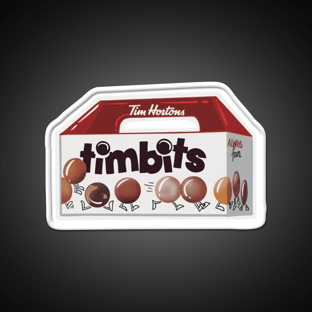 Timbits Tim Hortons Snack Food Led Neon Sign Rgb Color - Shineneon