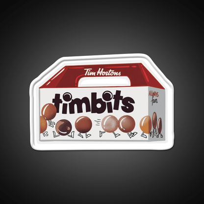 Timbits Tim Hortons Snack Food Led Neon Sign Rgb Color - Shineneon