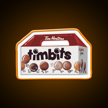 Timbits Tim Hortons Snack Food Led Neon Sign Rgb Color - Shineneon