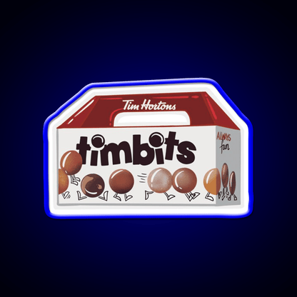 Timbits Tim Hortons Snack Food Led Neon Sign Rgb Color - Shineneon