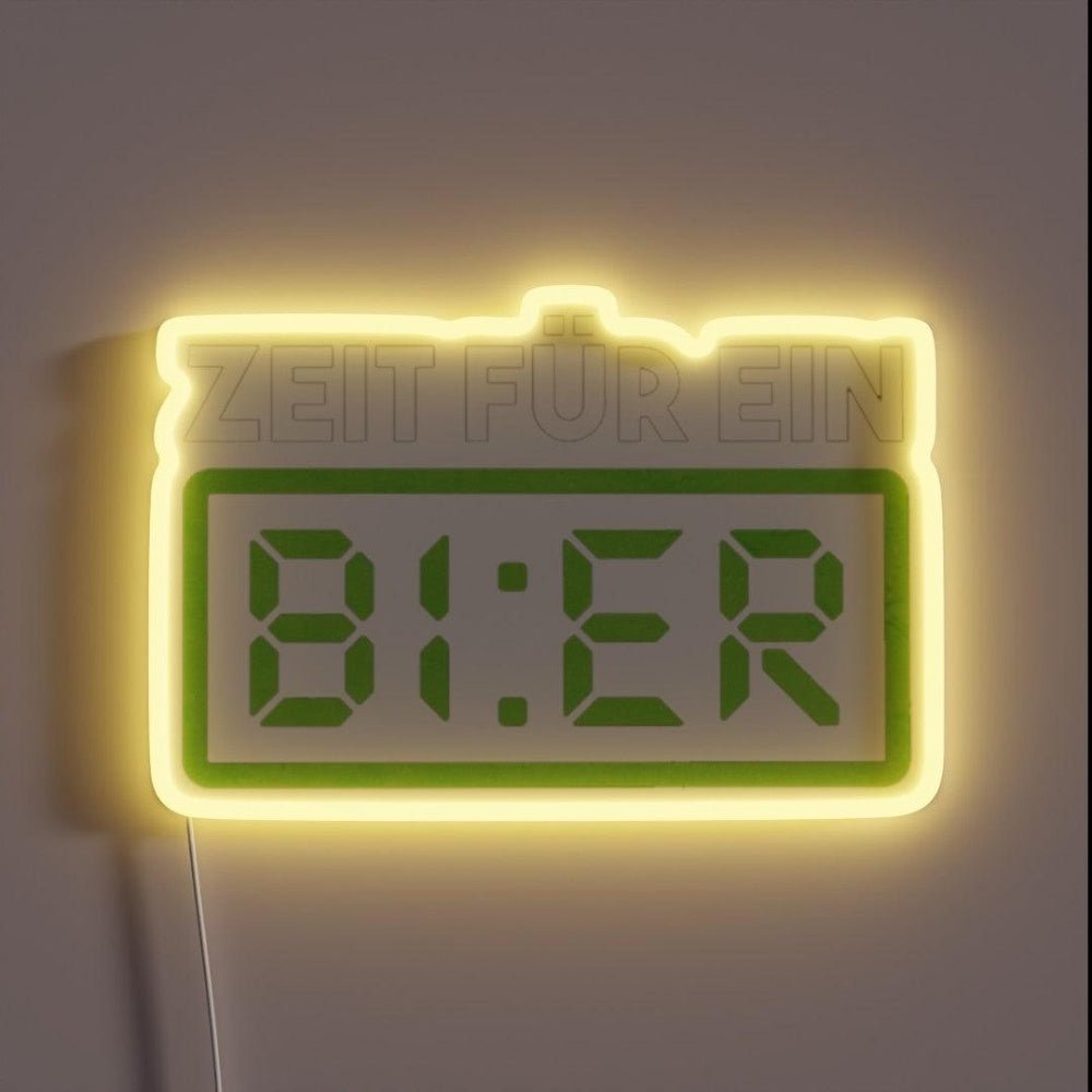 Time For A Beer Rgb Led Neon Sign - Shineneon