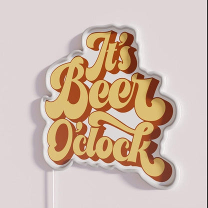 Time For Beer Guys Rgb Led Neon Sign - Shineneon