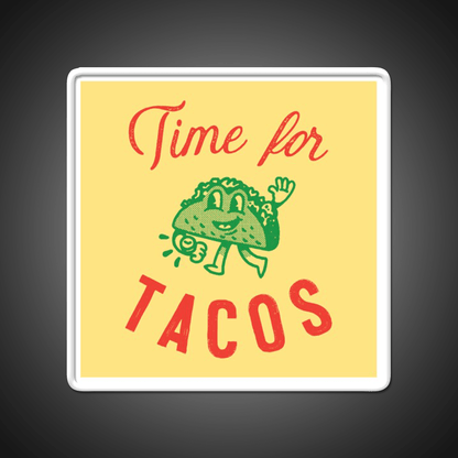 Time For Taco Led Neon Sign Mexican Food Sign Rgb Color - Shineneon