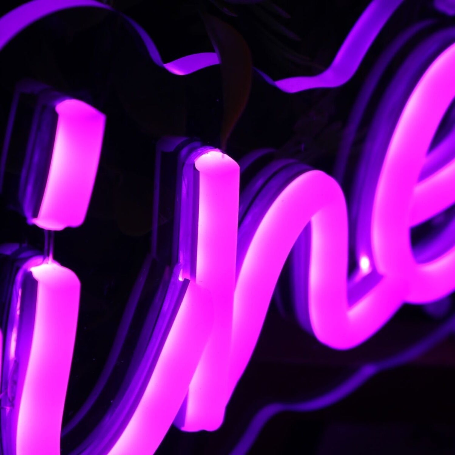 Time For Wine Purple Led Neon Sign - Shineneon