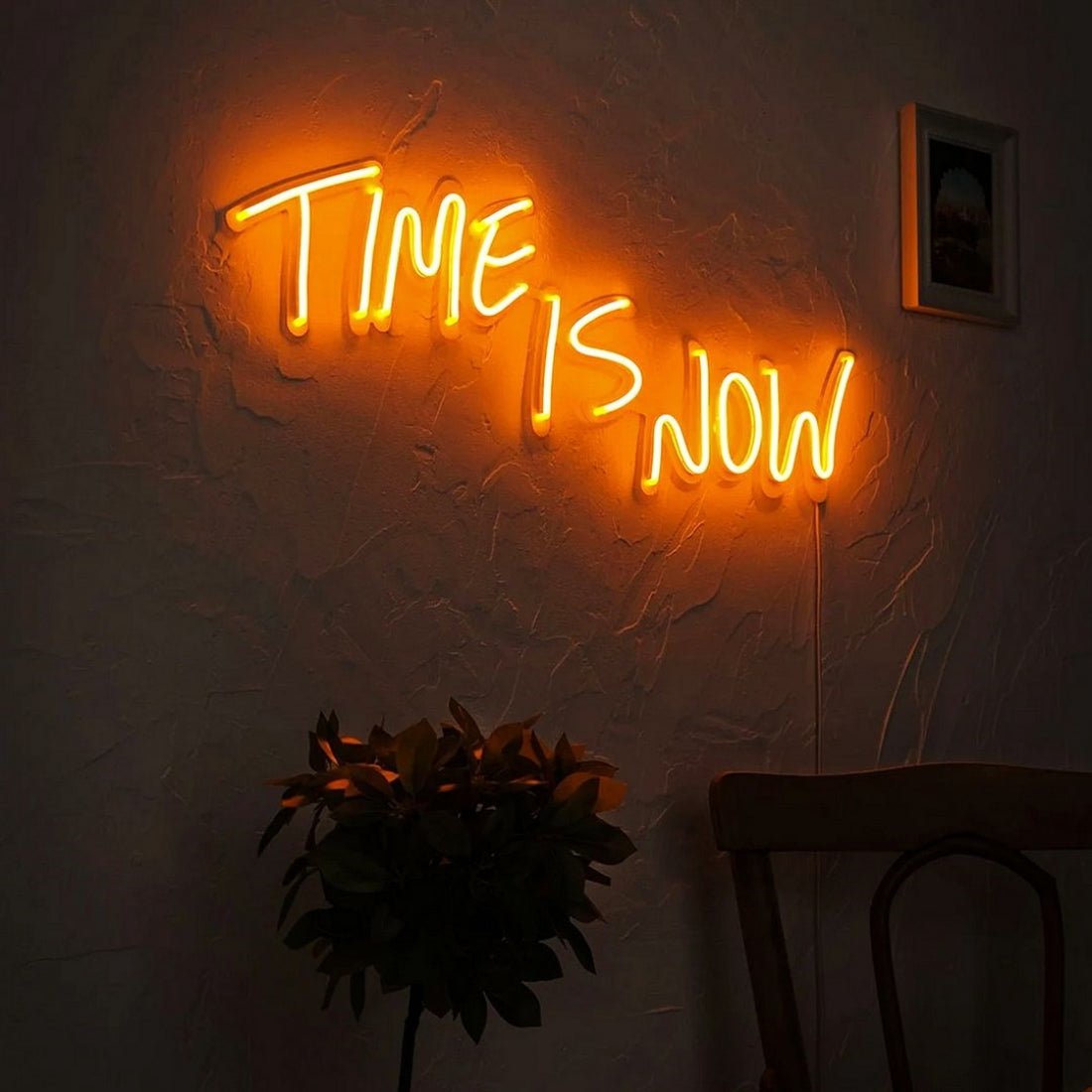 Time Is Now Led Sign Business Neon Sign - Shineneon