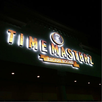 Time Masterz 3D Frontlit And Backlit Channel Letter Led Light Sign