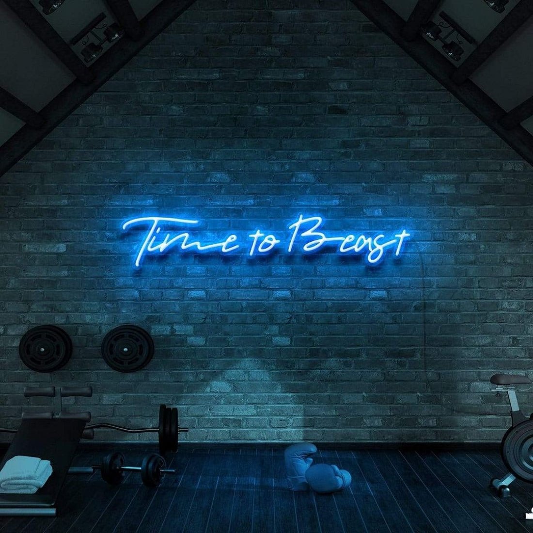 Time To Beast Led Sign Business Neon Sign - Shineneon