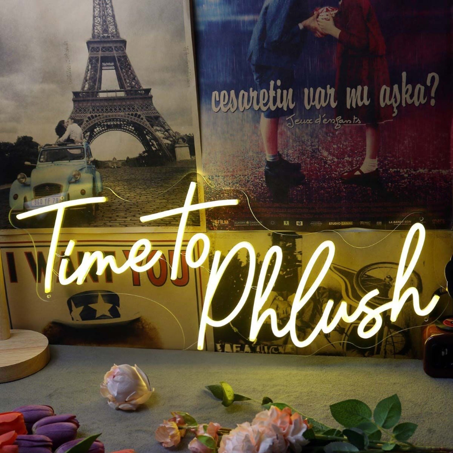Time To Phlush Yellow Led Neon Sign - Shineneon