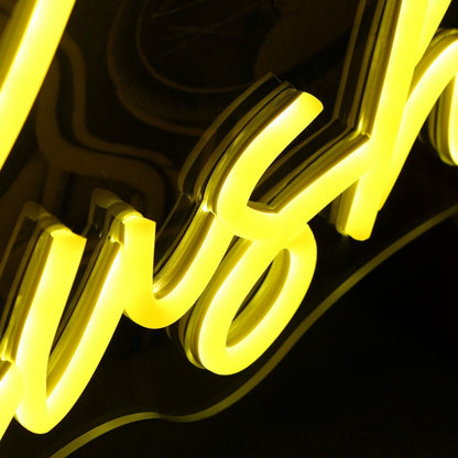 Time To Phlush Yellow Led Neon Sign - Shineneon