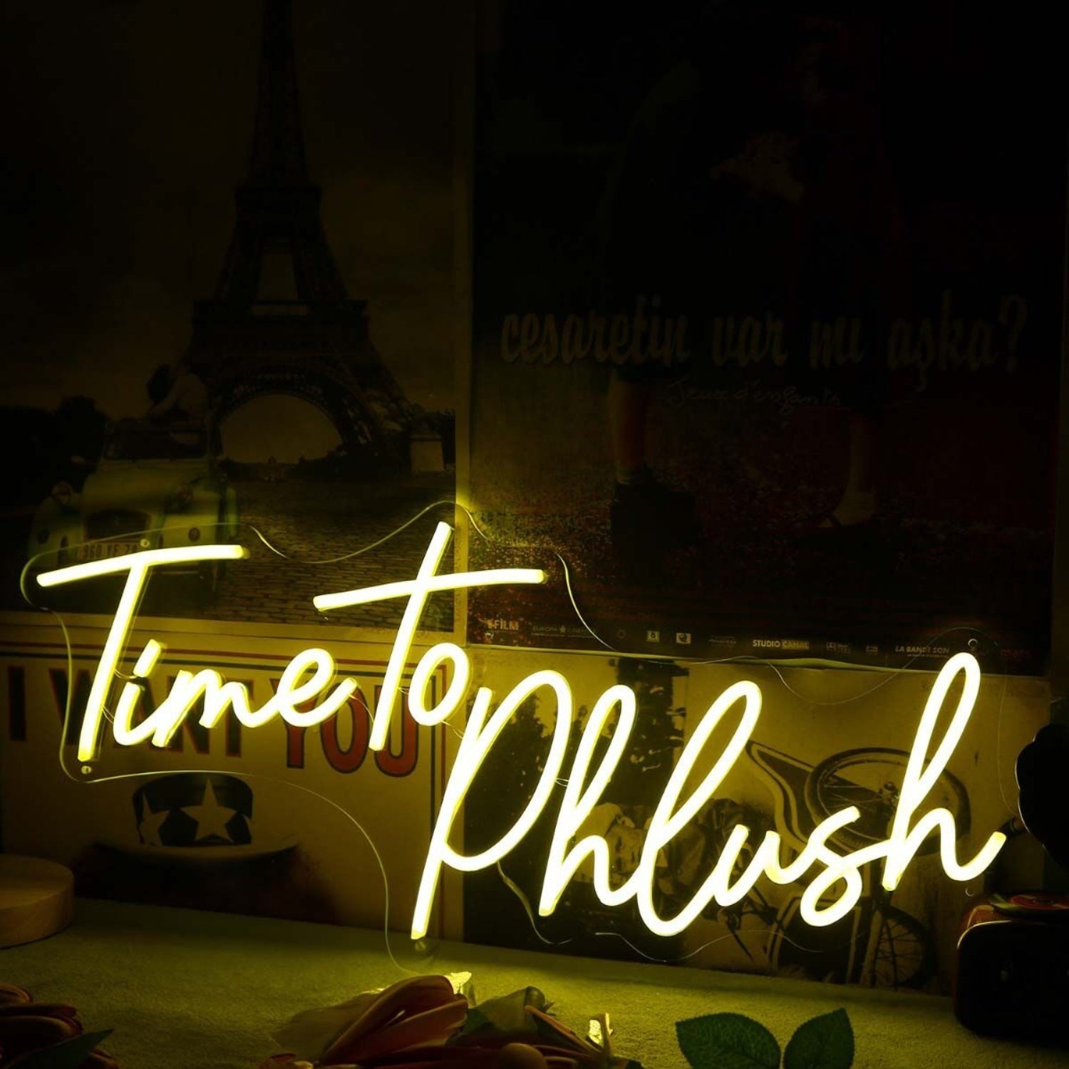 Time To Phlush Yellow Led Neon Sign - Shineneon