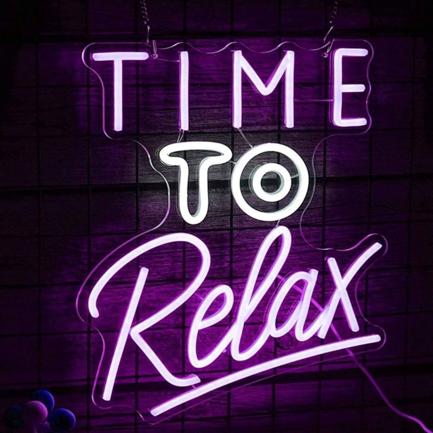 Time To Relax Bedroom Deco Led Neon Sign - Shineneon