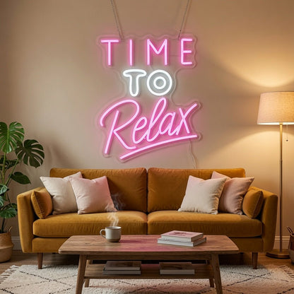 Time To Relax LED Neon Sign - Shineneon