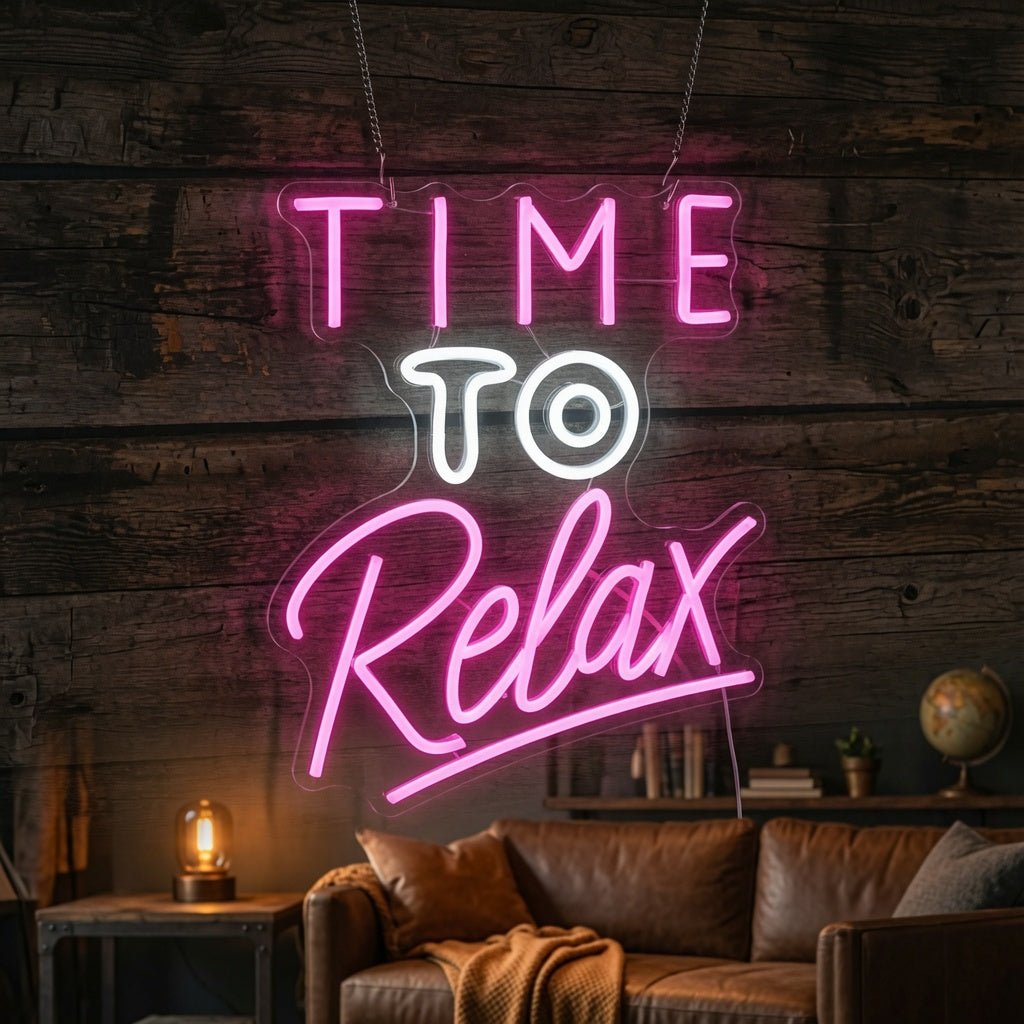 Time To Relax Wall Decor LED Neon Sign - Shineneon