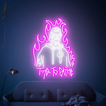 Time To Shine Led Neon Sign Game Room Bars Stores - Shineneon