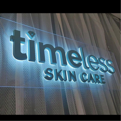 Timeless Skin Care 3D Backlit Channel Letters Led Light Sign - Shineneon