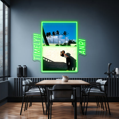 Timely 1983 Anri Artwork Personalized Neon Signs | Shineneon