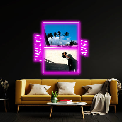 Timely 1983 Anri Artwork Personalized Neon Signs | Shineneon