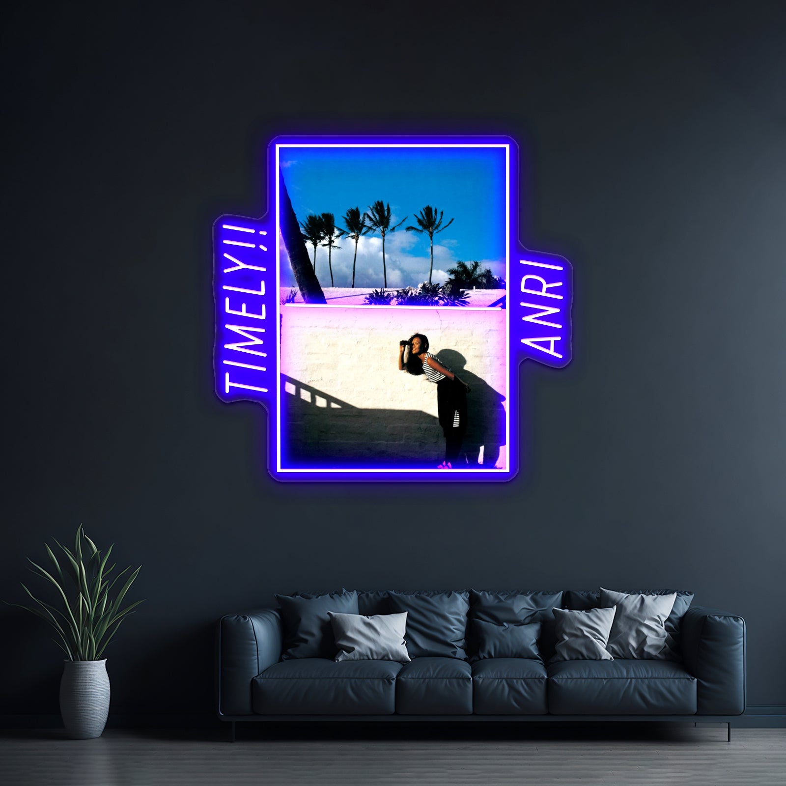 Timely 1983 Anri Artwork Personalized Neon Signs | Shineneon