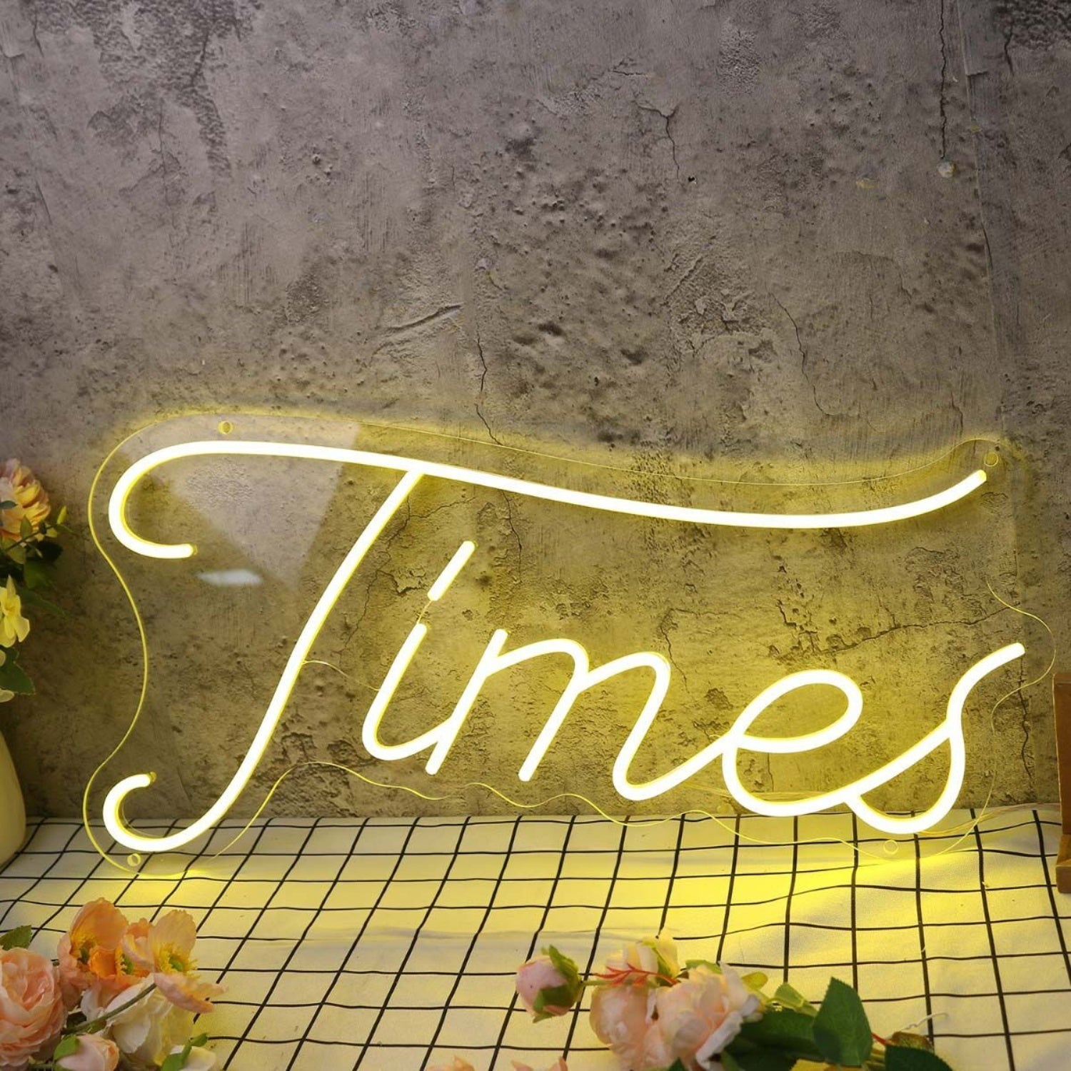 Times Yellow Led Neon Sign - Shineneon