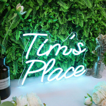 Tims Place Blue Led Neon Sign - Shineneon