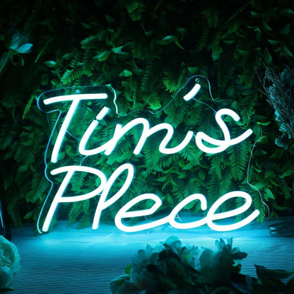 Tims Place Blue Led Neon Sign - Shineneon