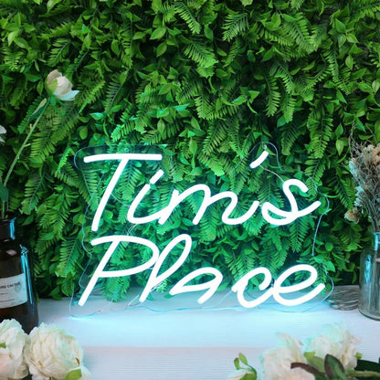 Tims Place Blue Led Neon Sign - Shineneon