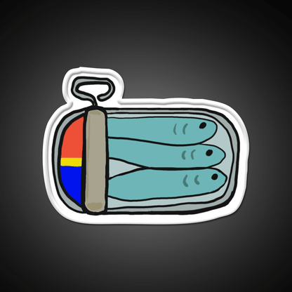 Tin Of Sardines Snack Food Led Neon Sign Rgb Color - Shineneon